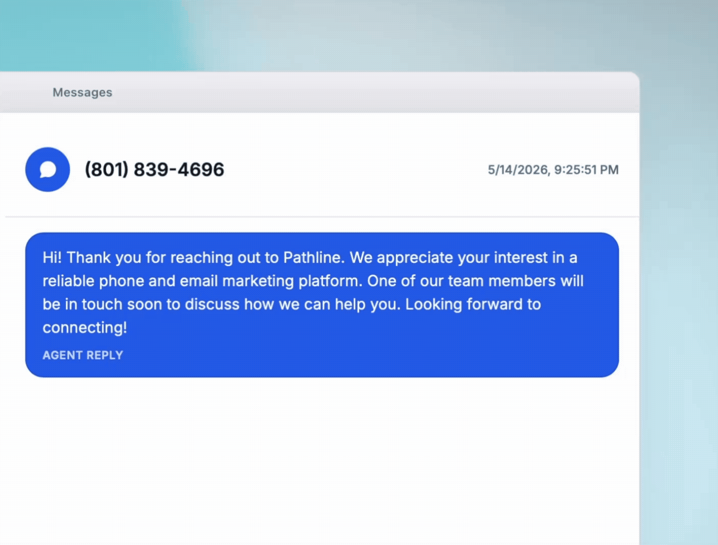 Fast follow-up from form submissions